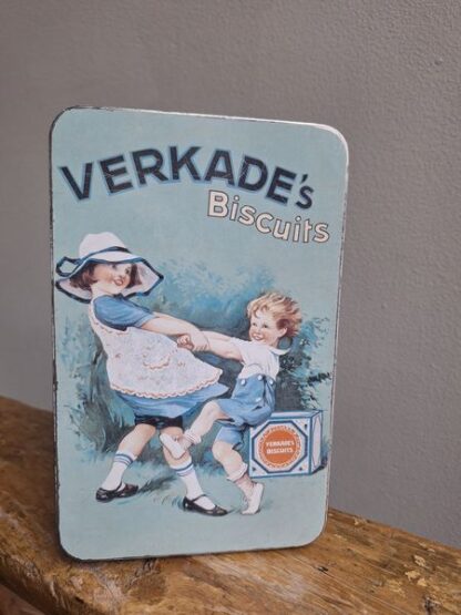 Vintage blik Verkade's biscuits