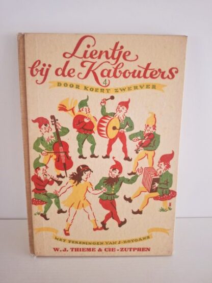 Vintage boekje Lientje bij de Kabouters