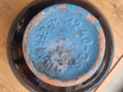 Vintage blauwe bolvaas West Germany - Afbeelding 3