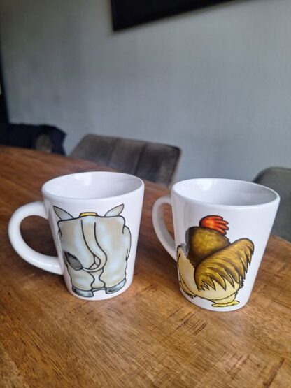 Twee vintage dierenmokjes - Afbeelding 2